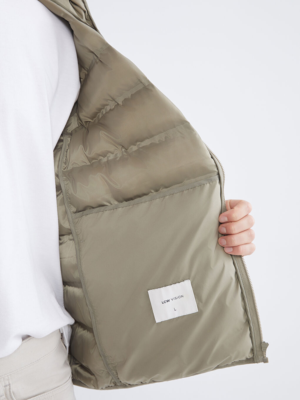 Standard Fit Hooded Men's Puffer Coat-3