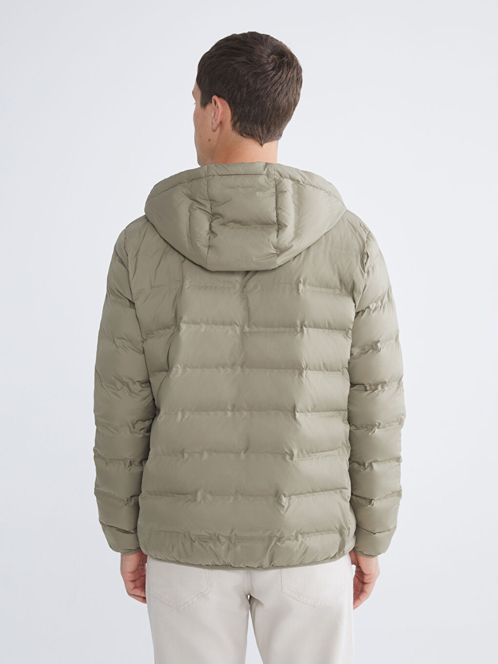 Standard Fit Hooded Men's Puffer Coat-4