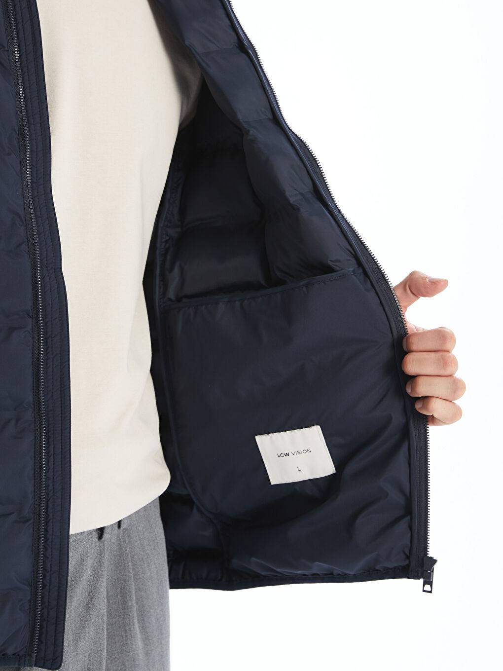 Standard Fit Hooded Men's Puffer Coat-3