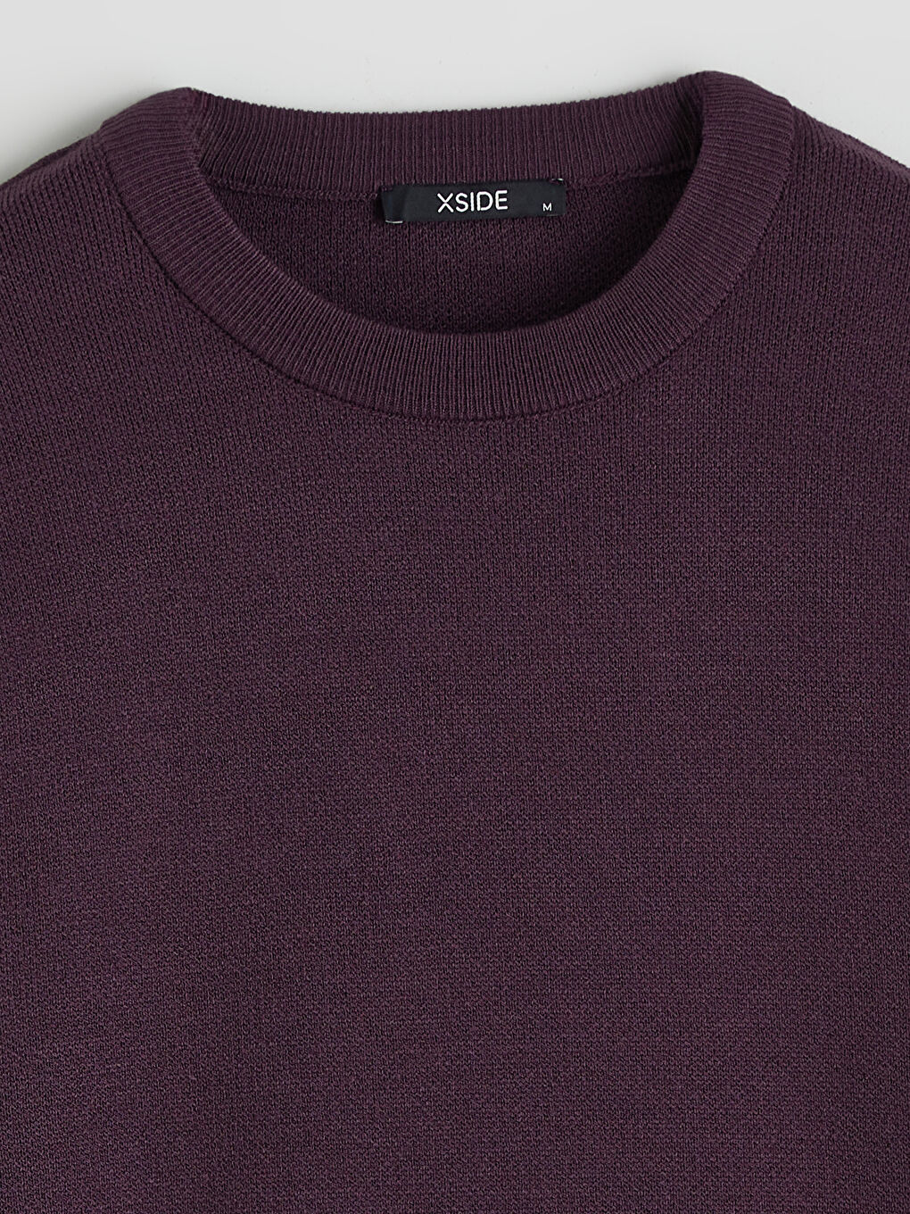 Mürdüm Bisiklet Yaka Erkek Triko Kazak-5