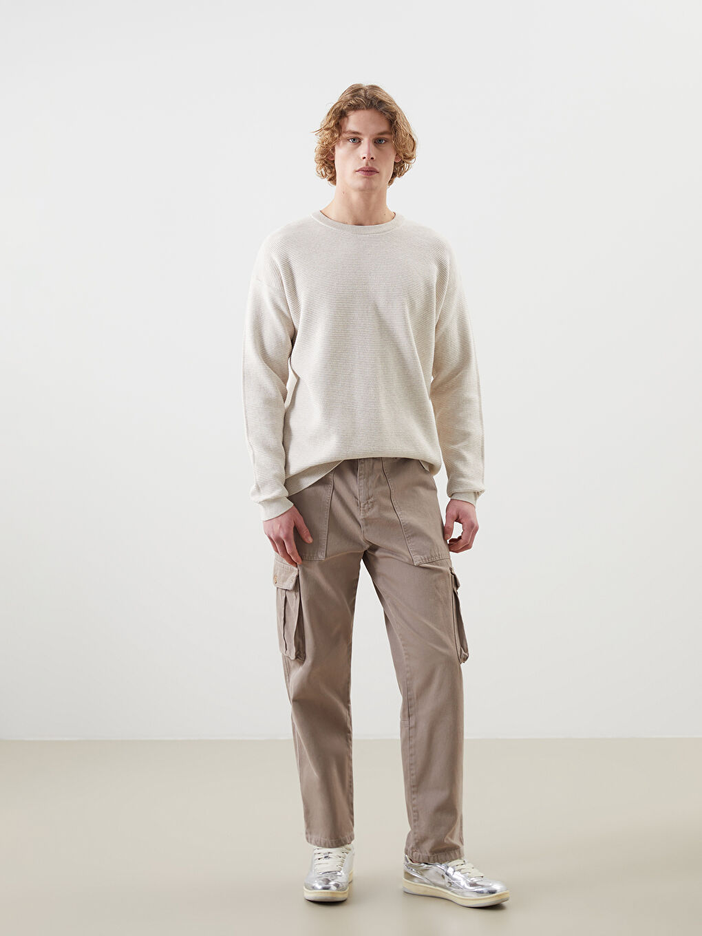 Man BEIGE Jumper-1