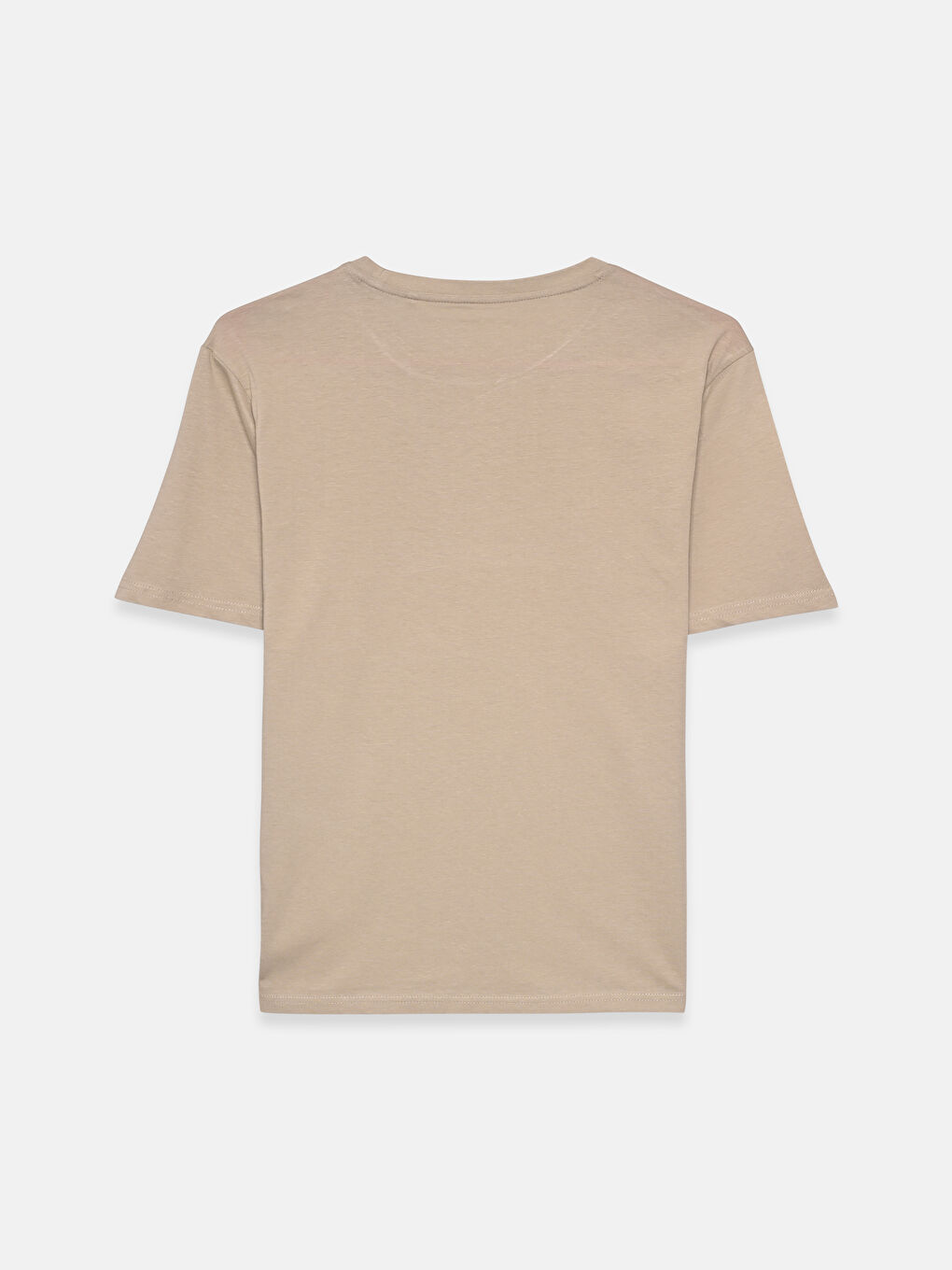 تيشيرت رجالي مطبوع برقبة دائرية-1