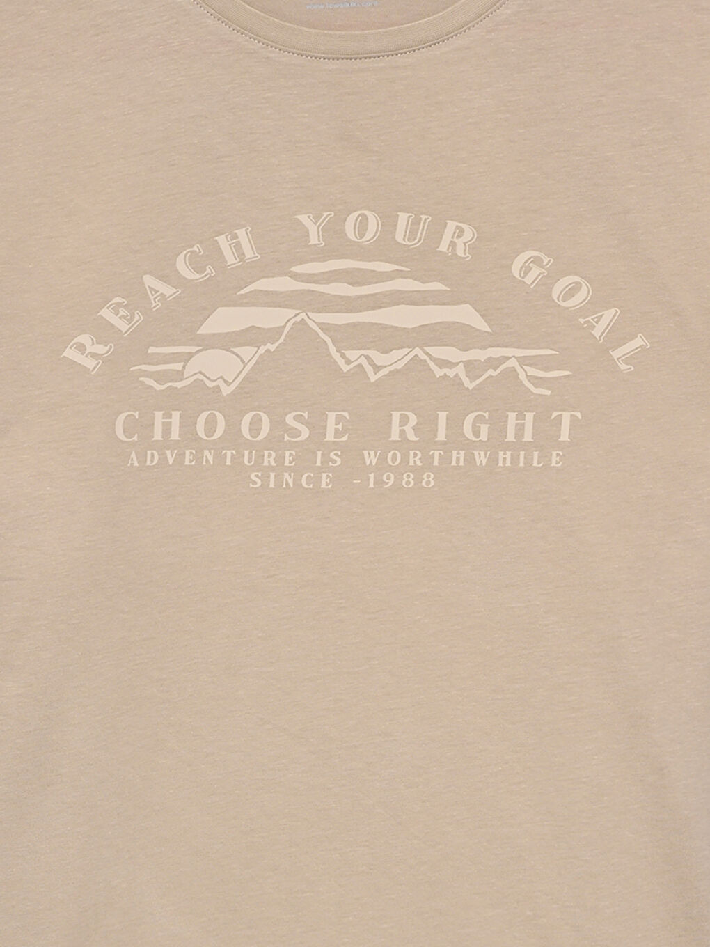 تيشيرت رجالي مطبوع برقبة دائرية-2