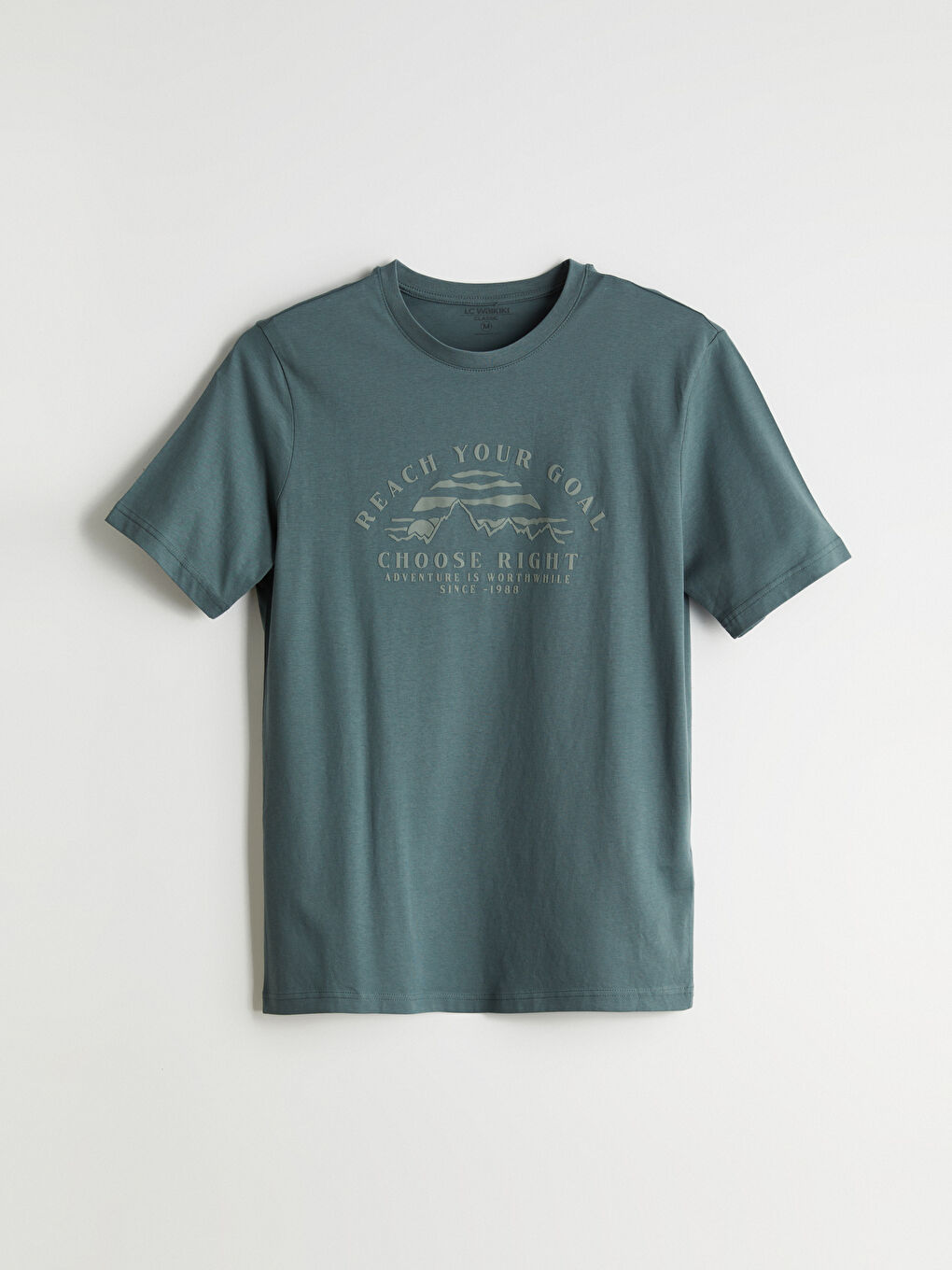 LCWAIKIKI Classic Crew Neck Printed Men's T-Shirt -W53374Z8-Z5M