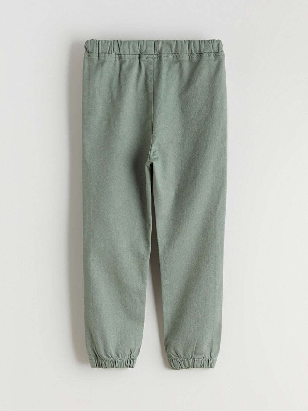 Haki Beli Lastikli Erkek Çocuk Jogger Pantolon-1