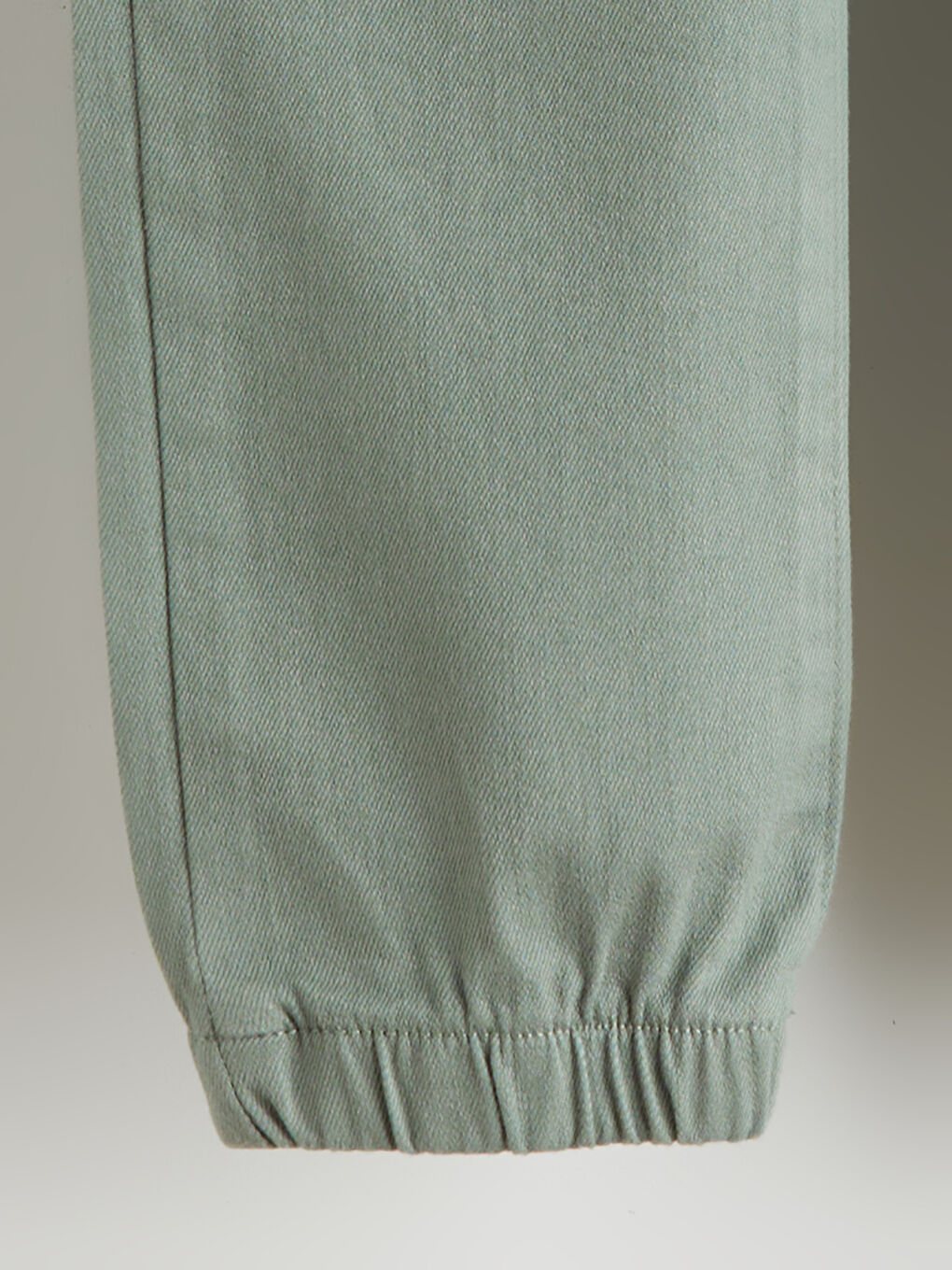 Haki Beli Lastikli Erkek Çocuk Jogger Pantolon-2