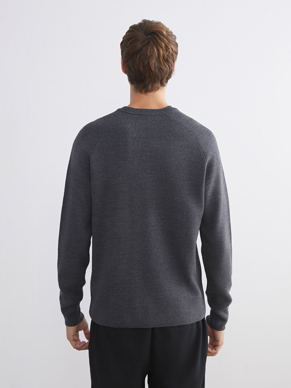 Pull-over Col rond Manches longues pour Hommes en Tricot-3