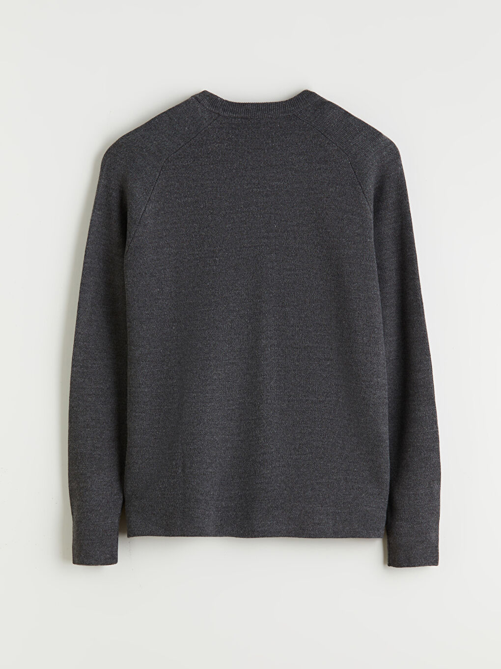 Crew Neck Long Sleeve Men's Tricot Sweater-5