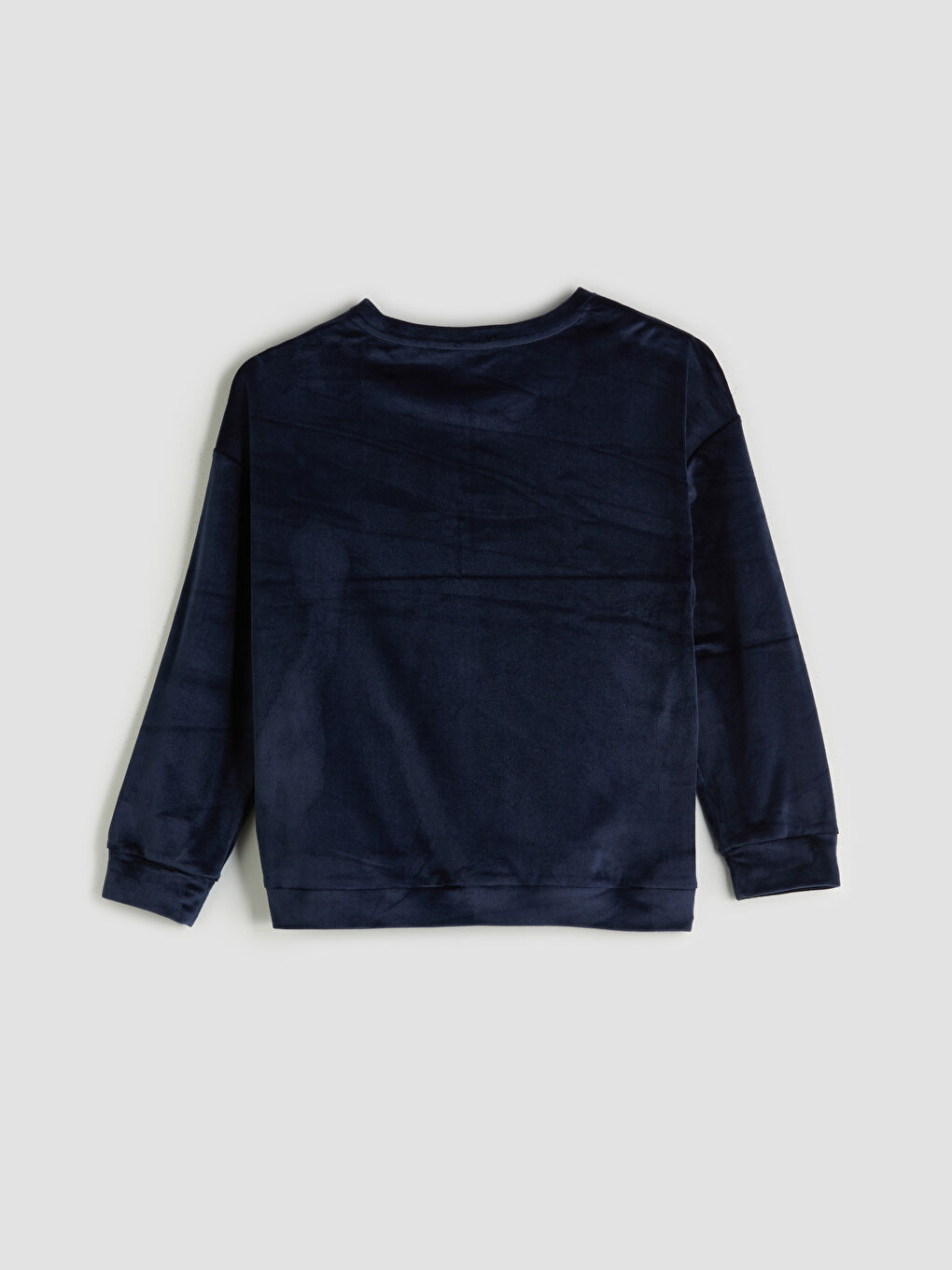 Crew Neck Embroidered Long Sleeve Women's Pyjamas Set-7