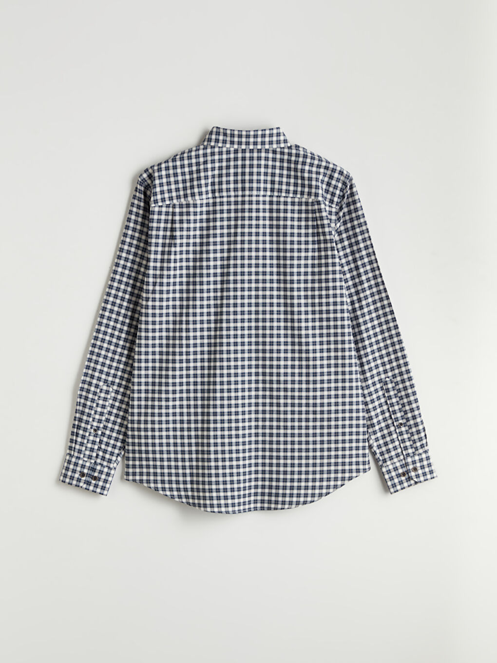 LCWAIKIKI Classic Regular Fit Long Sleeve Plaid Oxford Men's Shirt -W53415Z8-LN6
