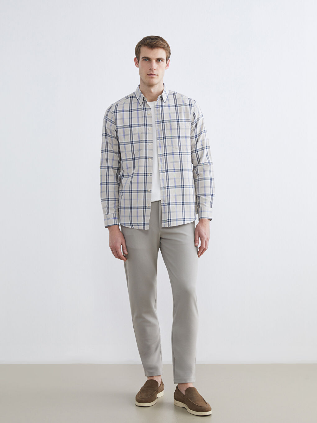 Muškarac BEŽ Košulja-1