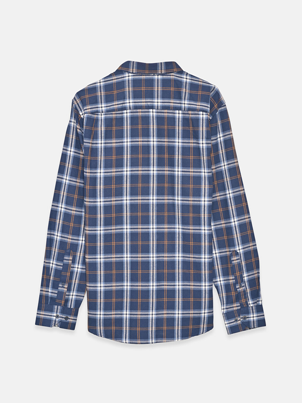 მამაკაცები ყავისფერი პერანგი-5