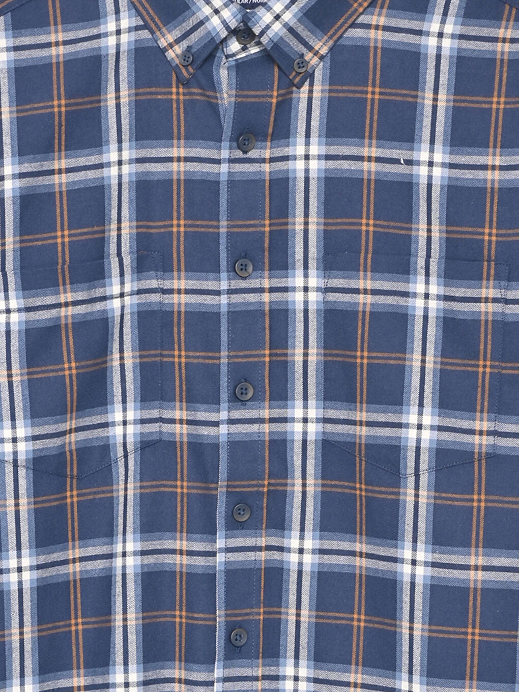 მამაკაცები ყავისფერი პერანგი-6