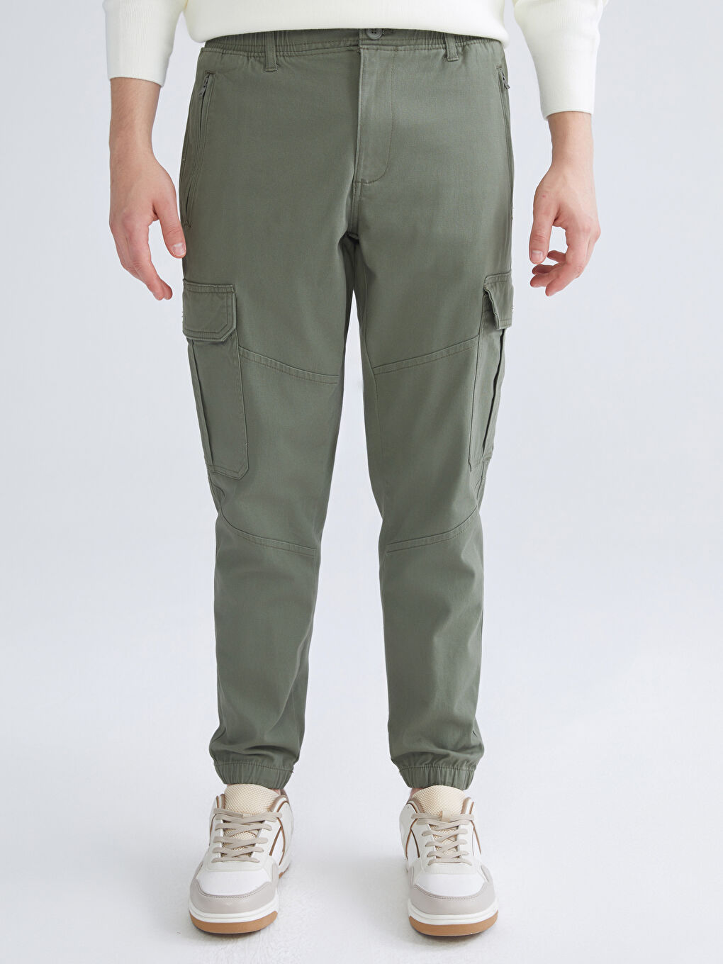 Uske Keper Muške Jogger Pantalone-1