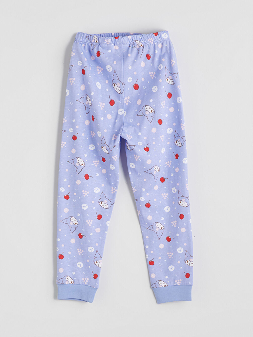 LCW Kids Crew Neck Kuromi Printed Girls' Pyjamas Set -W53423Z1-FXK