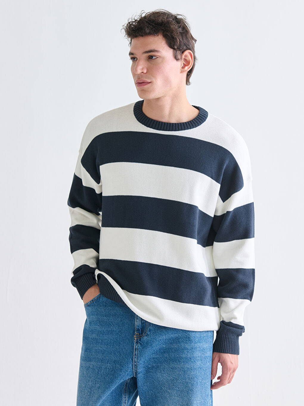 Crew Neck Men's Sweater