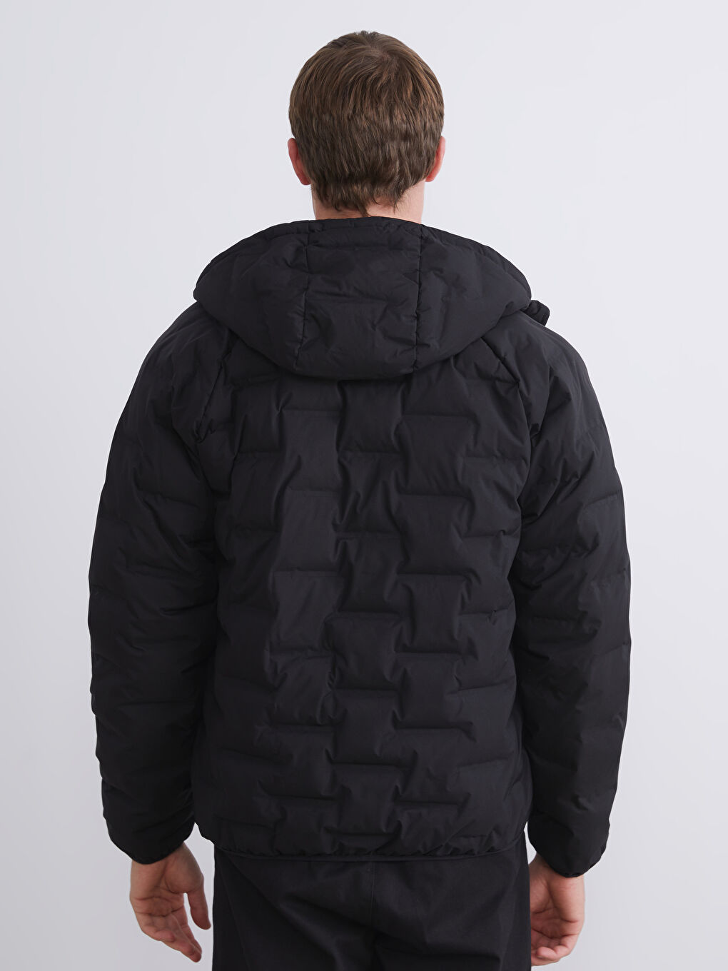 XSIDE Slim Fit Hooded Men's Puffer Coat -W53430Z8-CVL