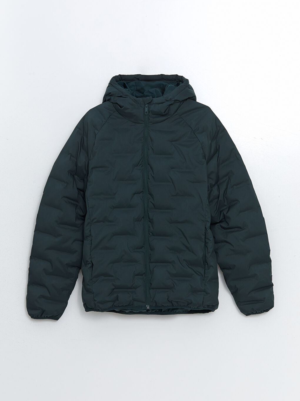 XSIDE Uski Puffer Kaput sa Kapuljačom za Muškarce -W53430Z8-ZBK