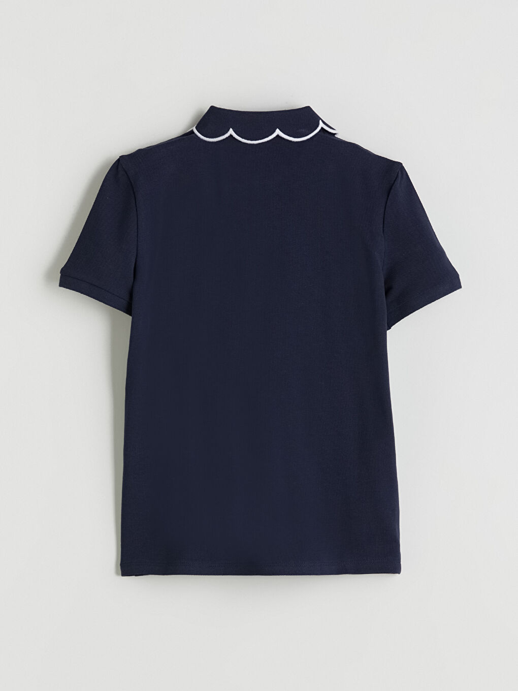 LCW Kids Baby Collar Girl T-Shirt -W53436Z4-HRC