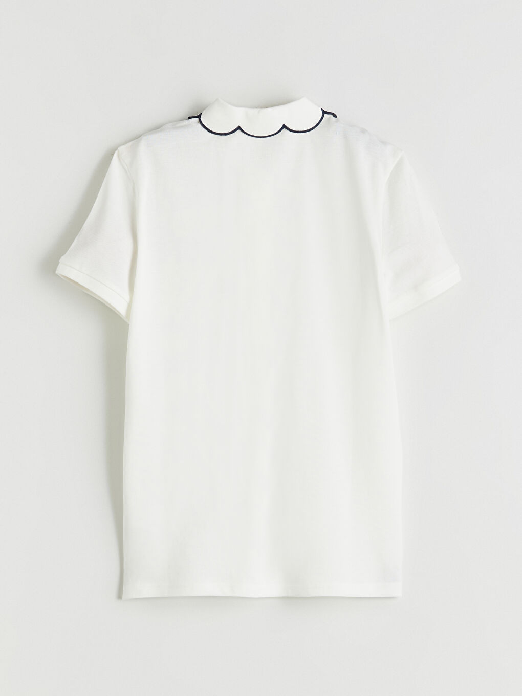 LCW Kids Baby Collar Girl T-Shirt -W53436Z4-R9J