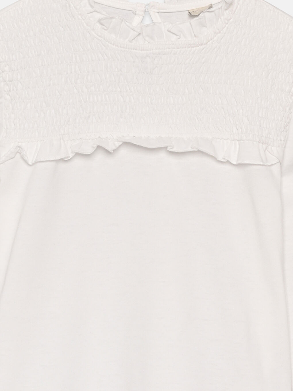 Crew Neck Plaid Long Sleeve Girls' Blouse-2