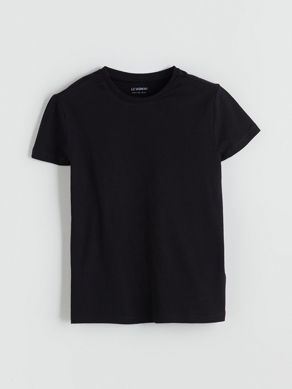 Crew Neck Girls' T-Shirt Set (2 Pieces)-1