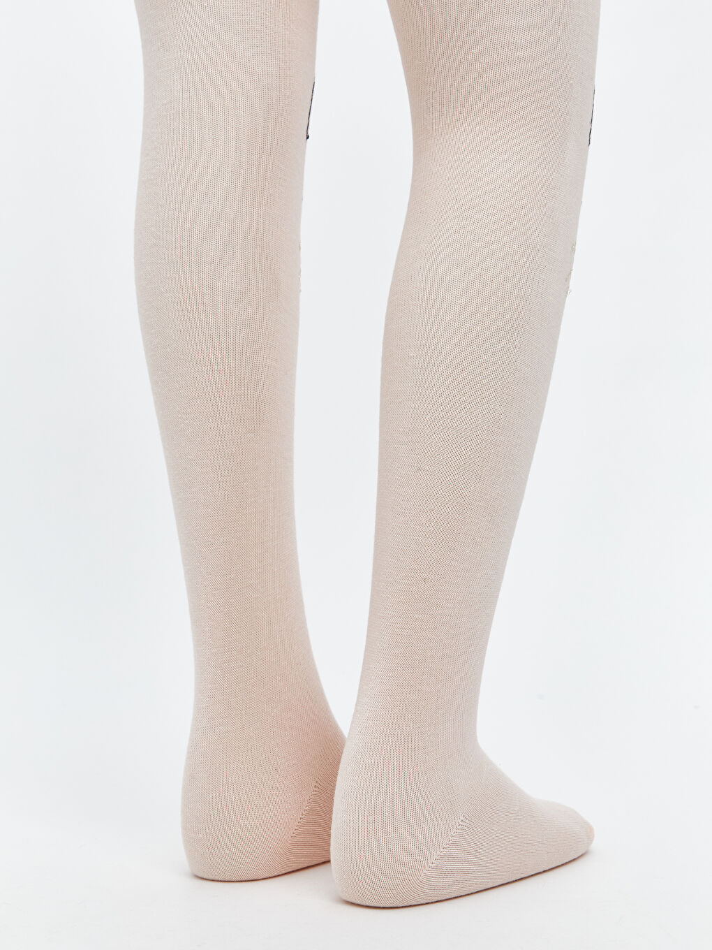Patterned Girls' Tights 2 Pack-2