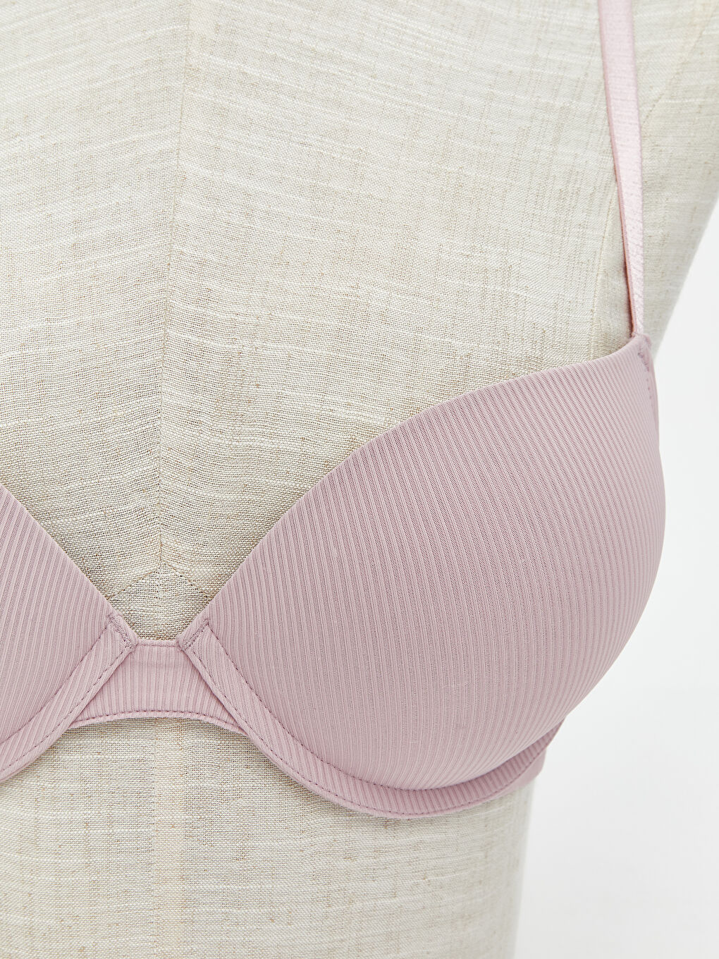 Дротовий утеплений бюстгальтер-футболка-2