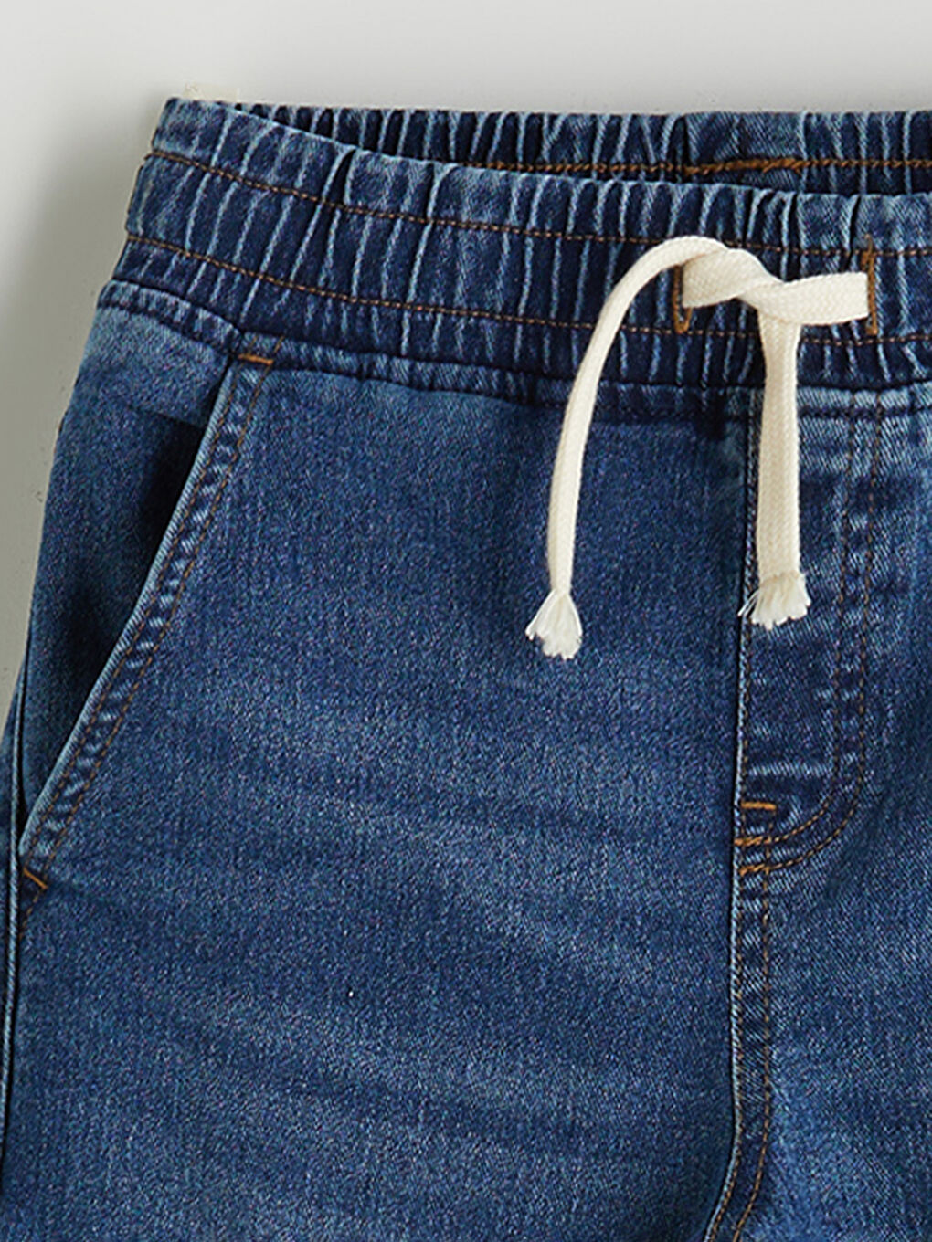 LCW Kids Elastic Waist Boys' Jogger Jeans -W53533Z4-507