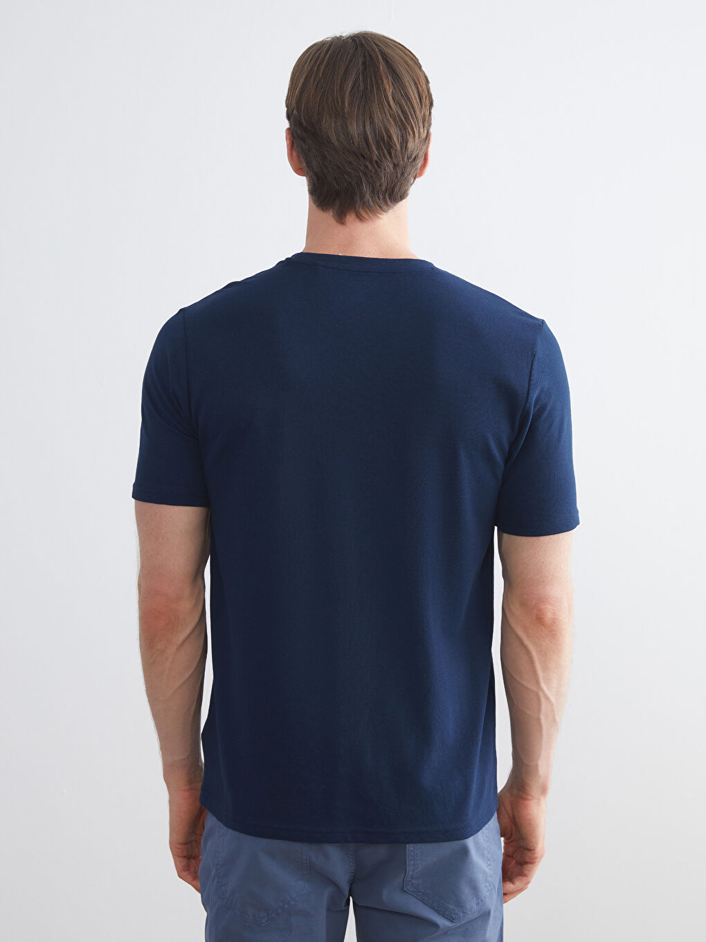LCWAIKIKI Classic Crew Neck Printed Men's T-Shirt -W53545Z8-DWP