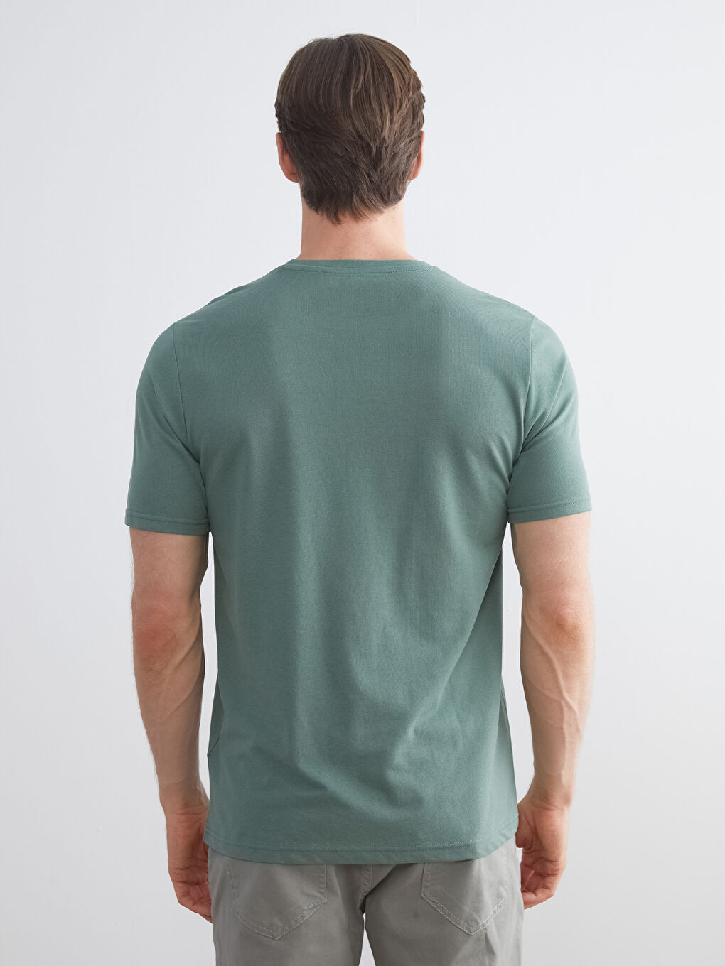 LCWAIKIKI Classic Crew Neck Printed Men's T-Shirt -W53545Z8-GQQ