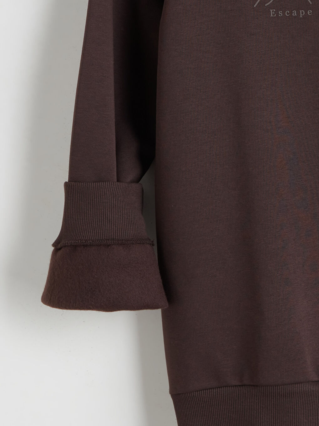 Crew Neck Printed Men's Thick Sweatshirt-6