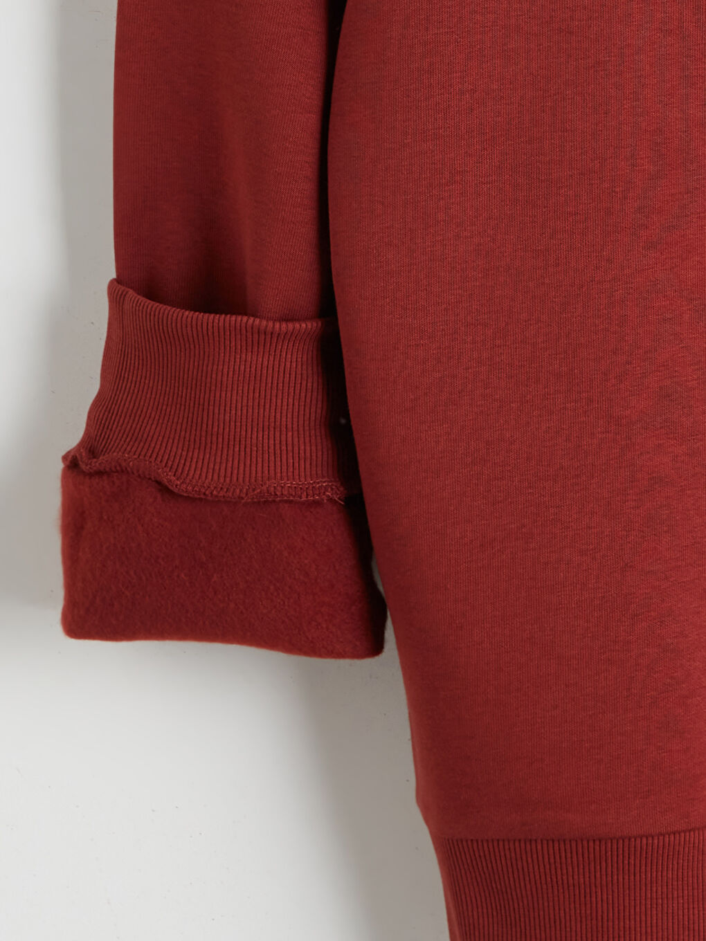 Crew Neck Printed Men's Thick Sweatshirt-6