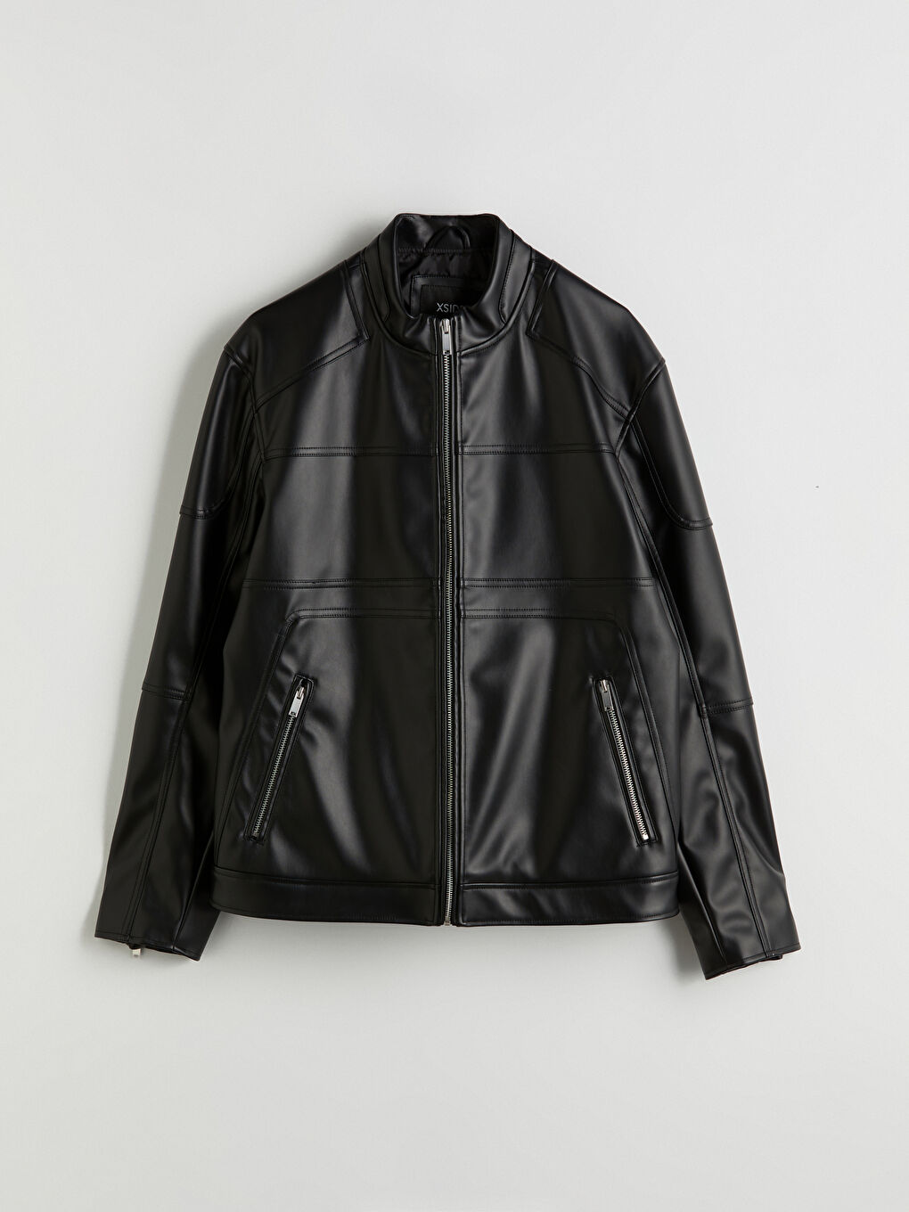 XSIDE Leather Look Men's Coat -W53562Z8-CVL
