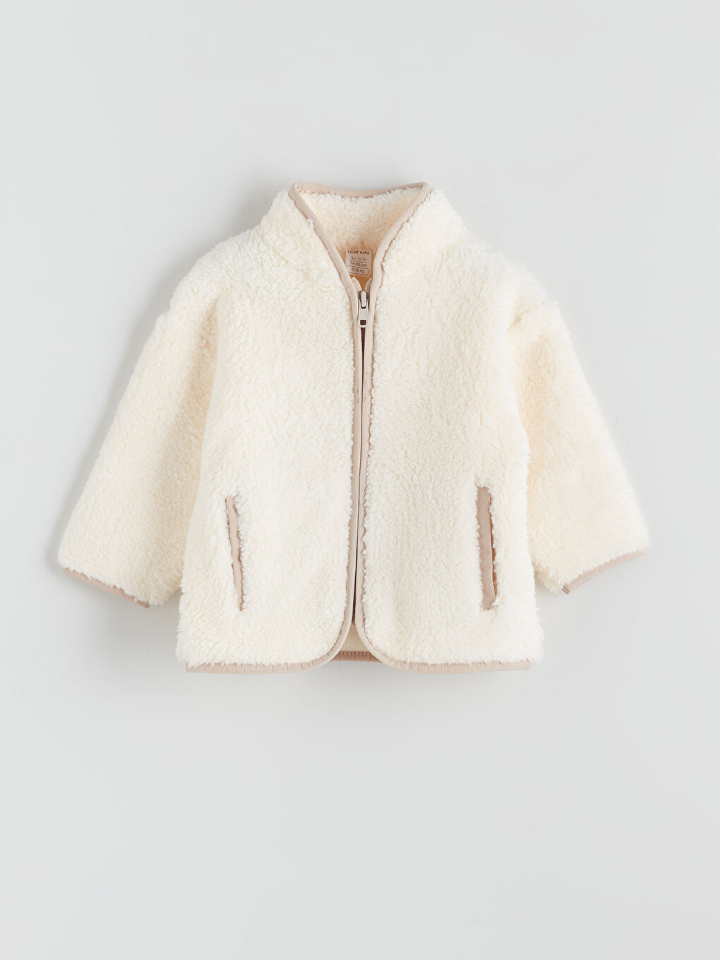High Collar Long Sleeve Baby Boy Cardigan