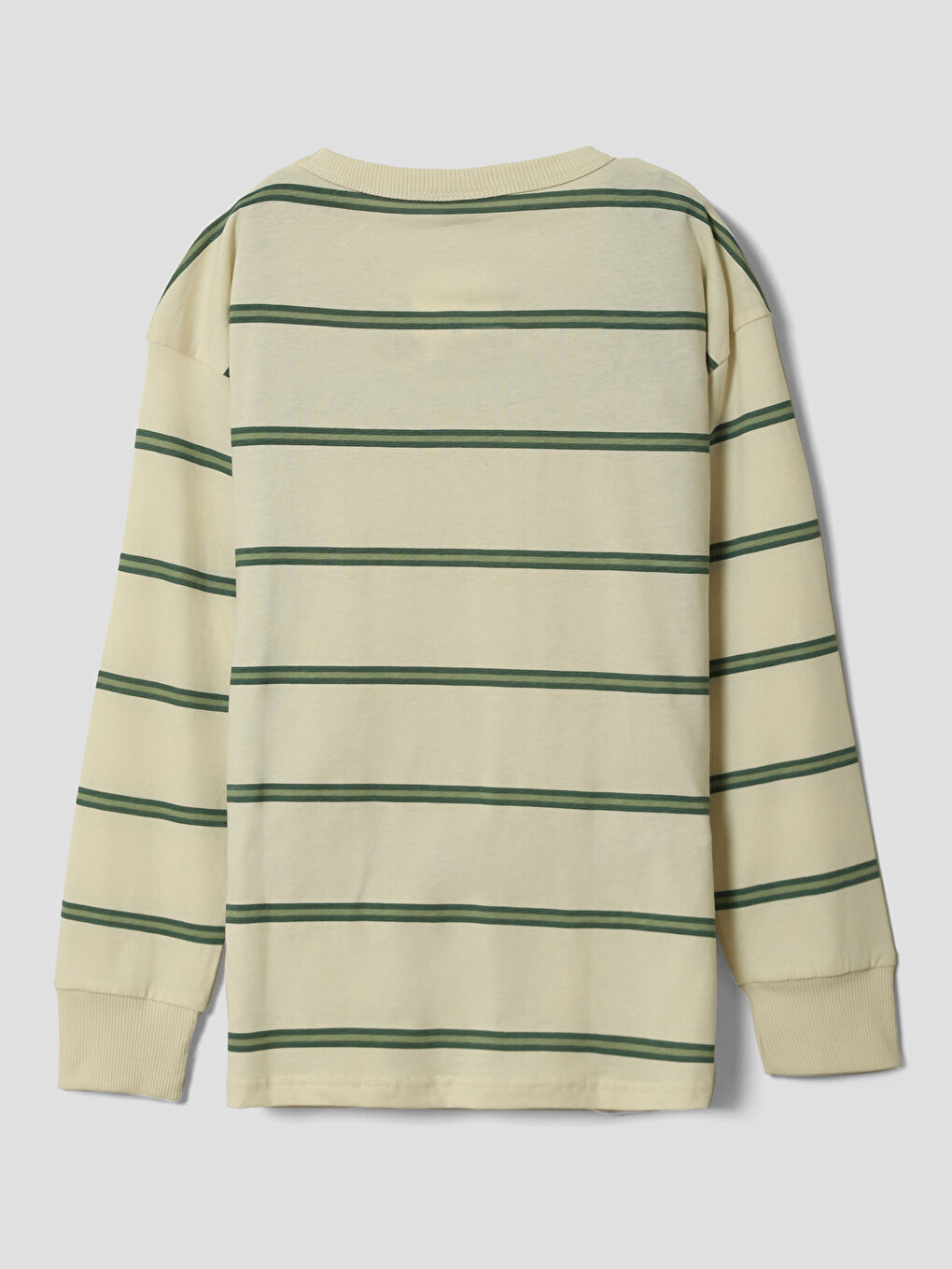 Crew Neck Striped Boys' T-Shirt-1