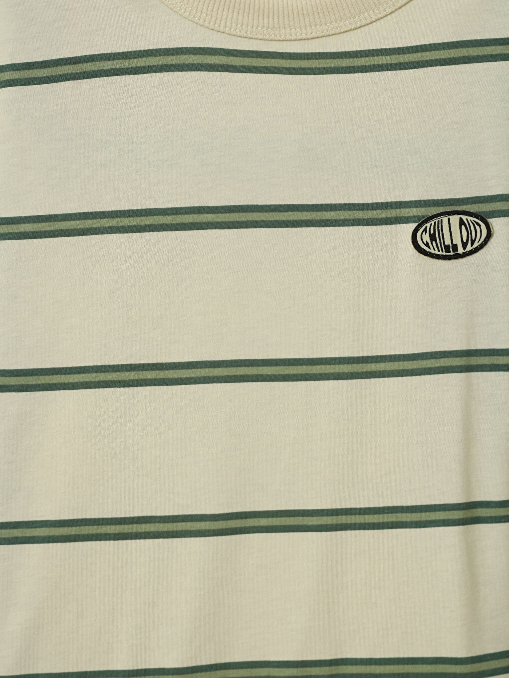 Crew Neck Striped Boys' T-Shirt-2