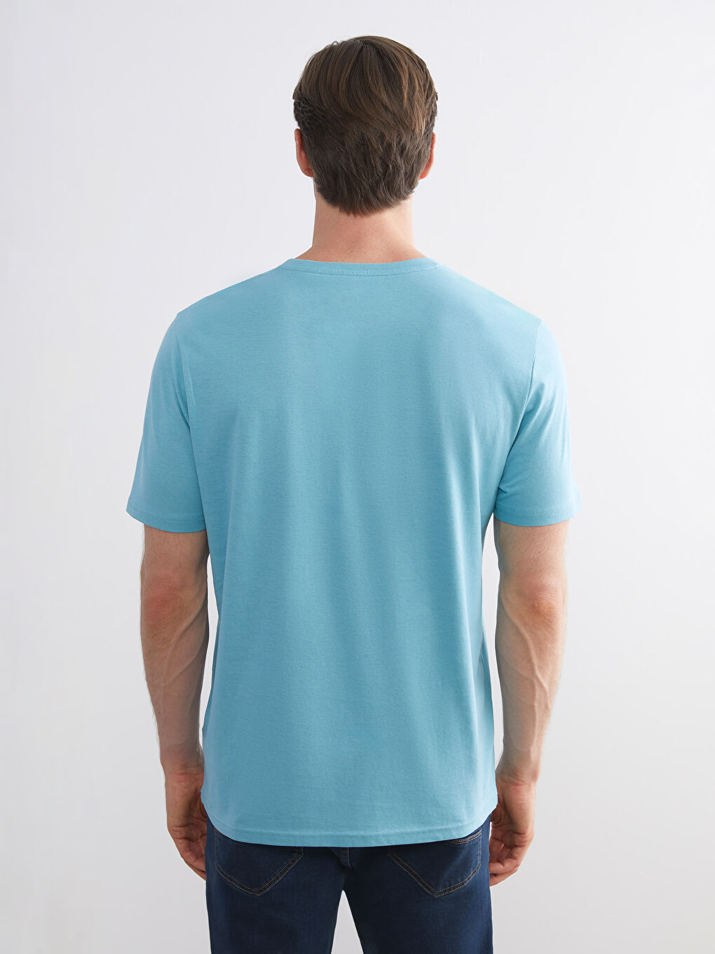 Crew Neck Printed Men's T-Shirt-3