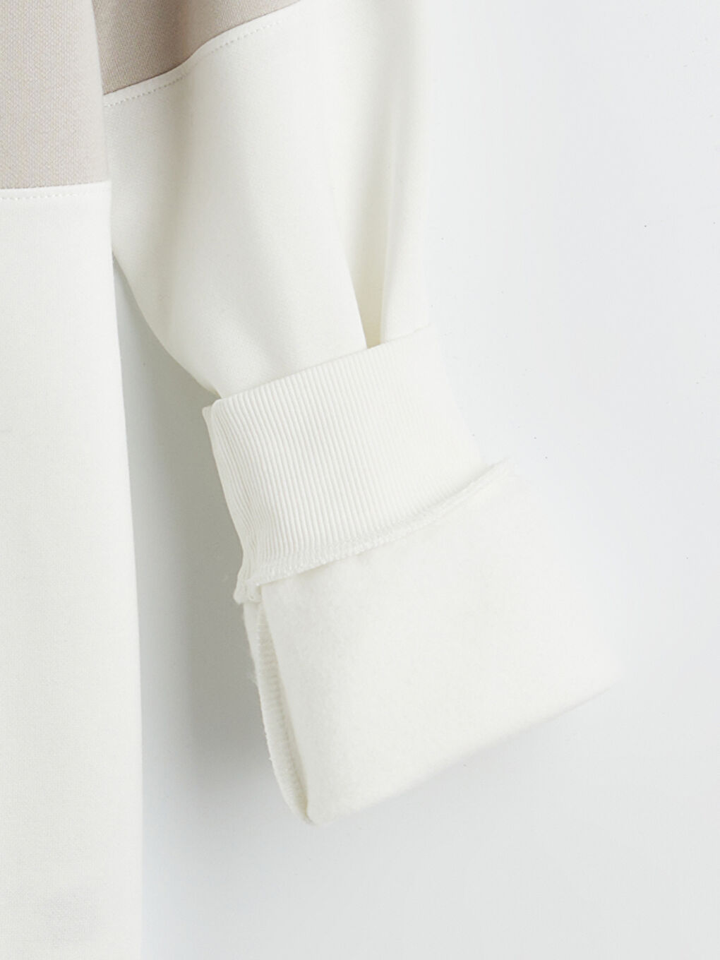 Mock Neck Color Block Men's Sweatshirt-7