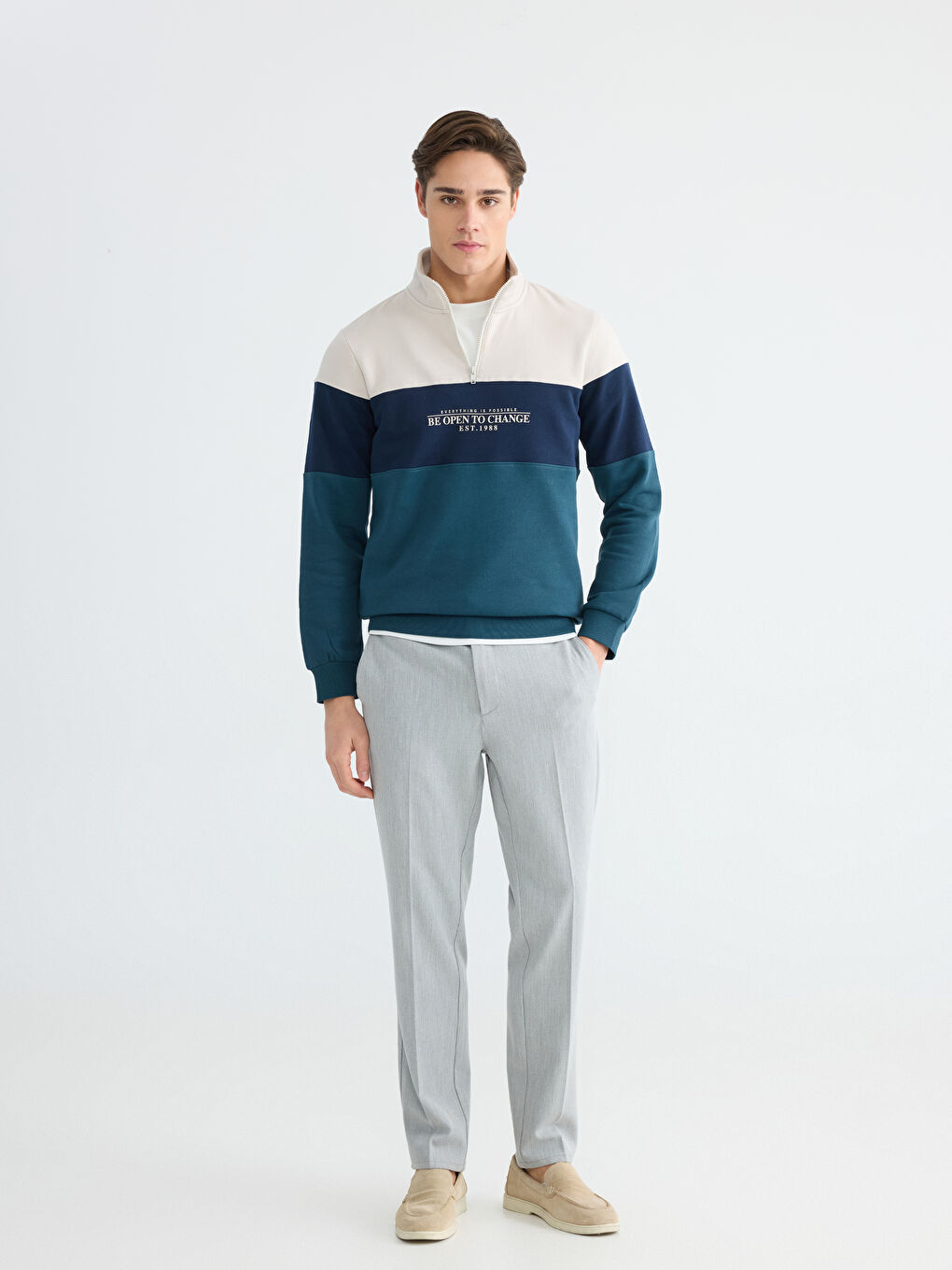 كنزة رياضية بترول رجل-1