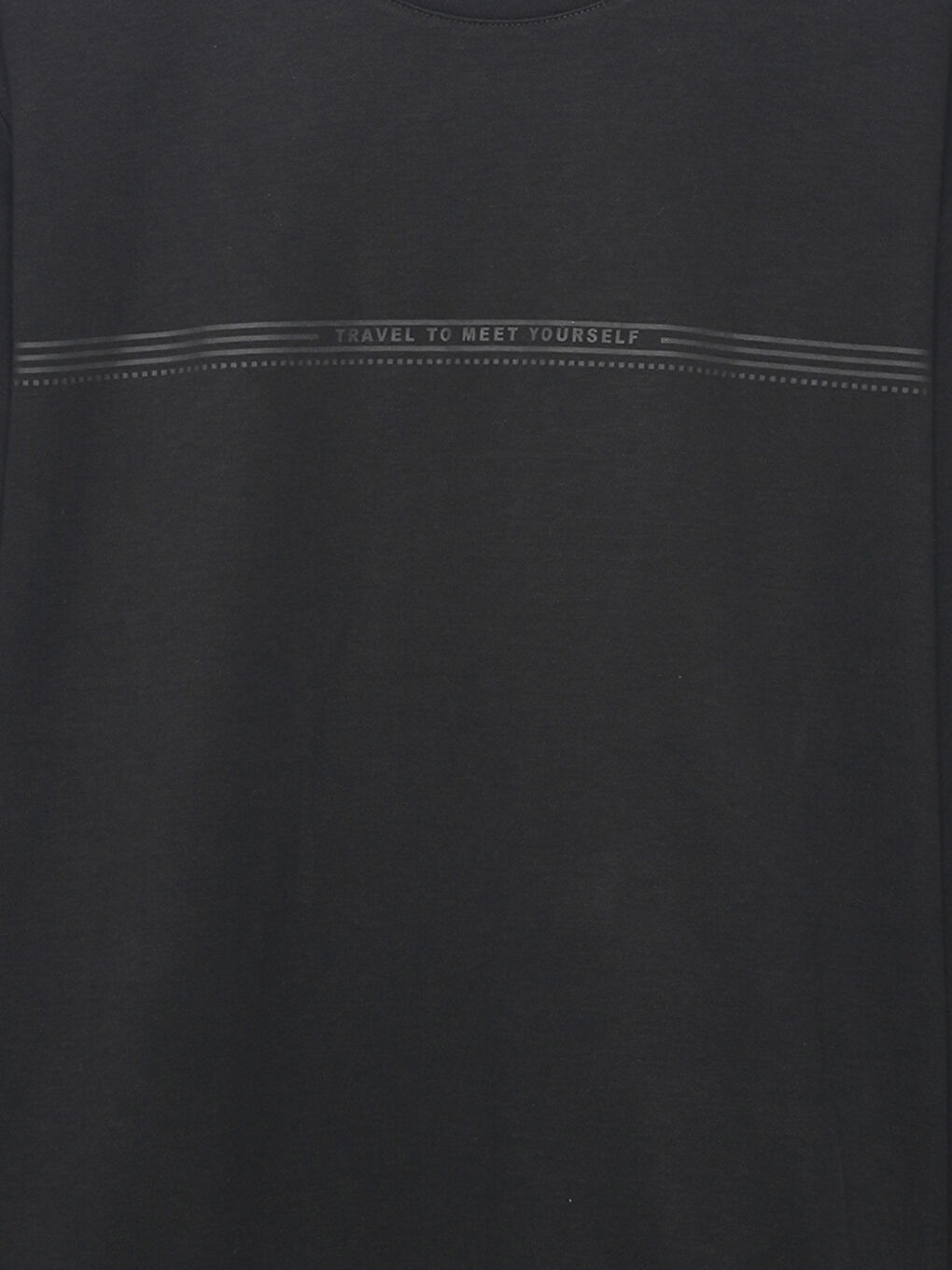 Суитчър с кръгло деколте и отпечатано за мъже-2