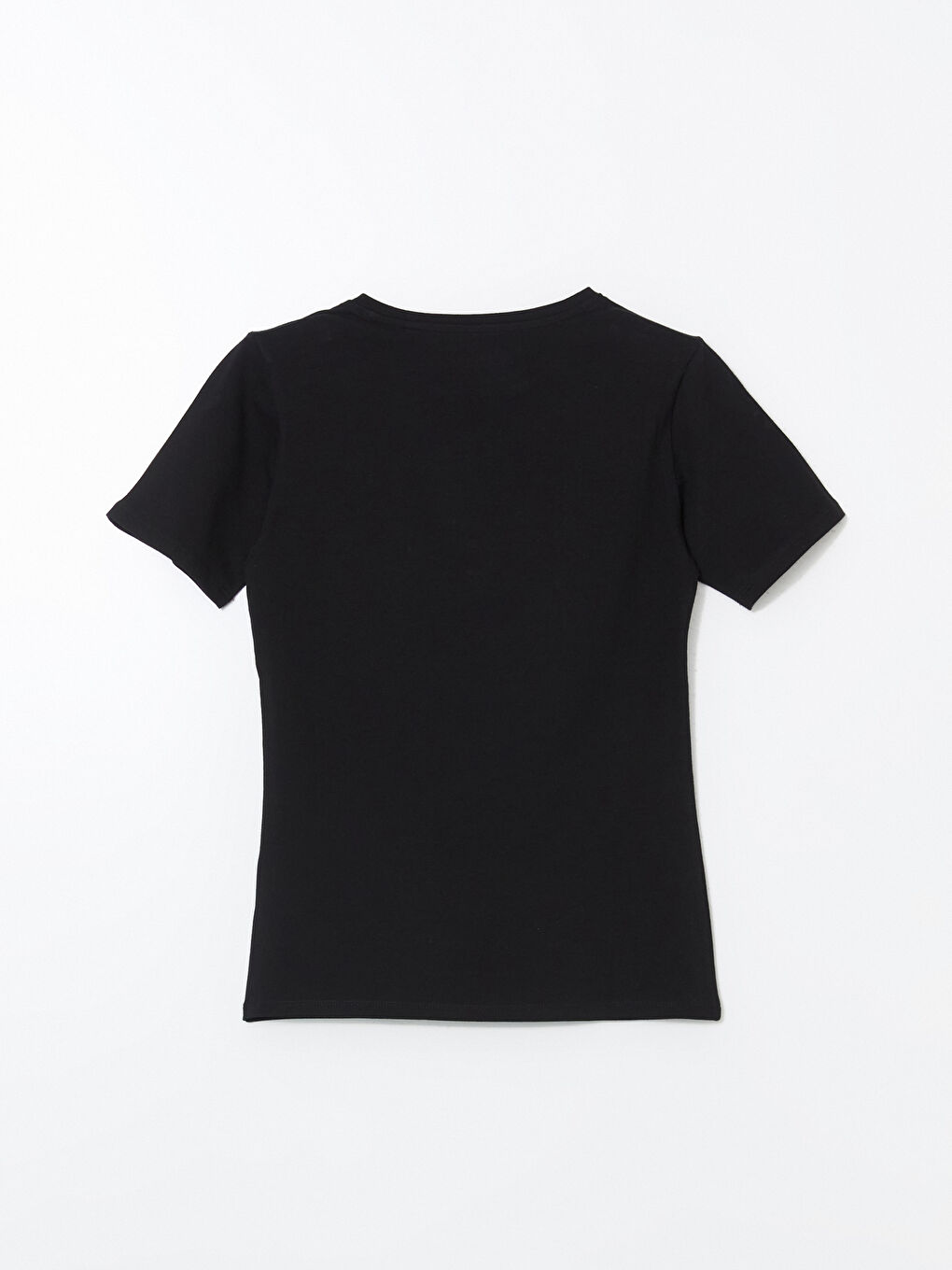 LCWAIKIKI Classic Woman BLACK T-Shirt -W53664Z8-CVL
