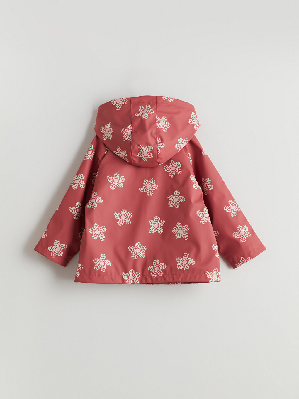 LCW Kids Girl BORDEAUX Coat -W53679Z1-LQV
