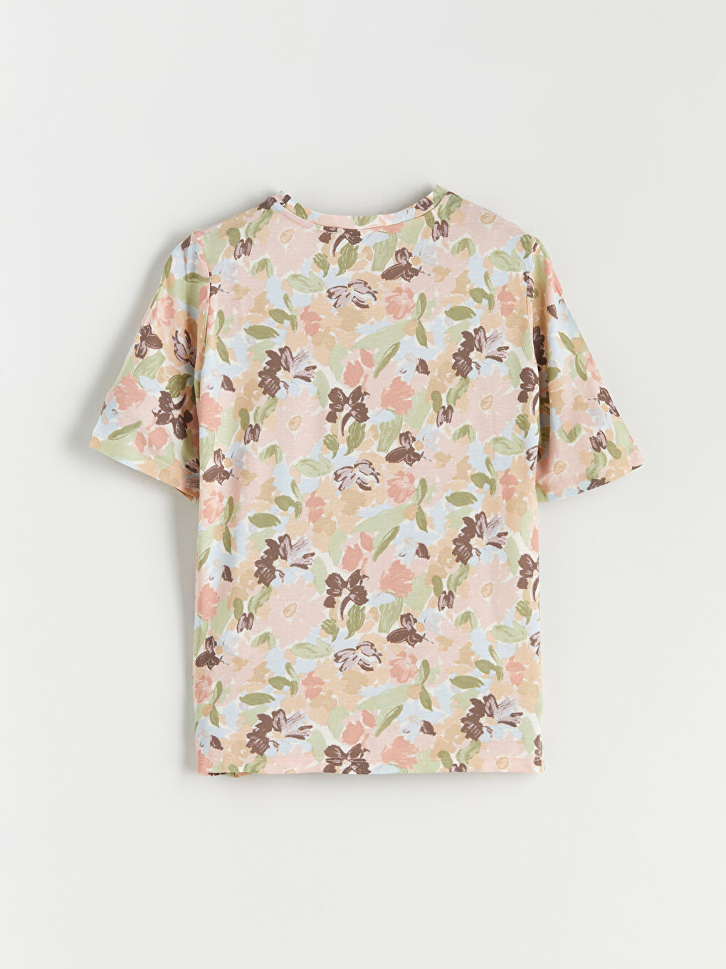 LCWAIKIKI Classic Crew Neck Floral Women's T-Shirt -W53681Z8-F9C