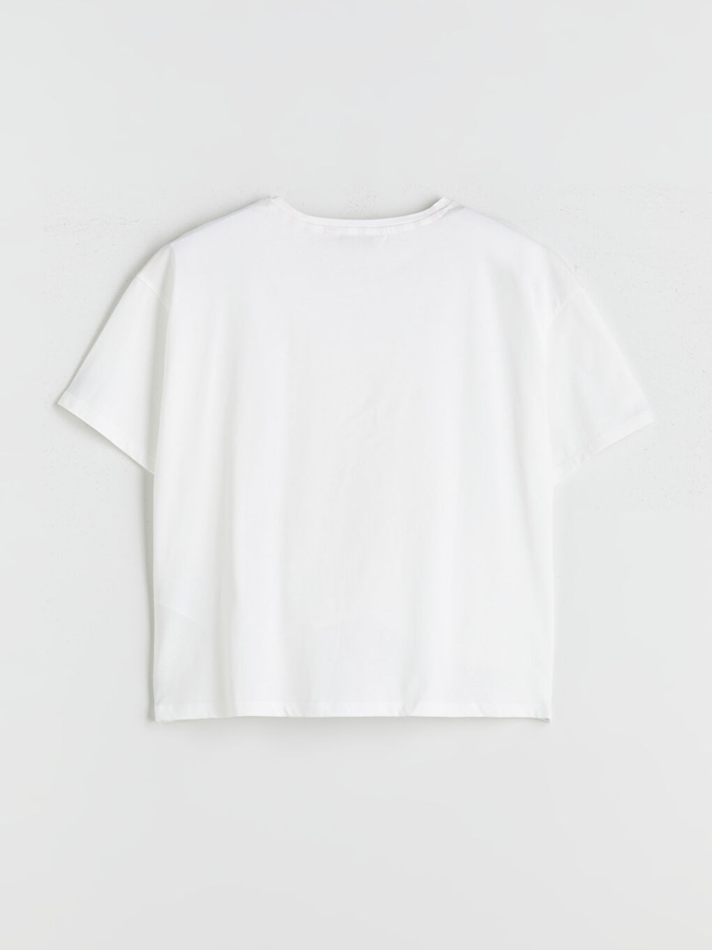 Ekru Bisiklet Yaka Baskılı Kadın Pijama Takımı-6