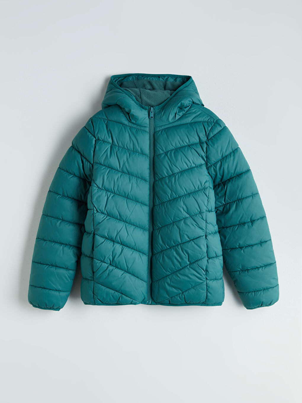 LCW Kids Hooded Boys' Puffer Coat -W53719Z4-GZV