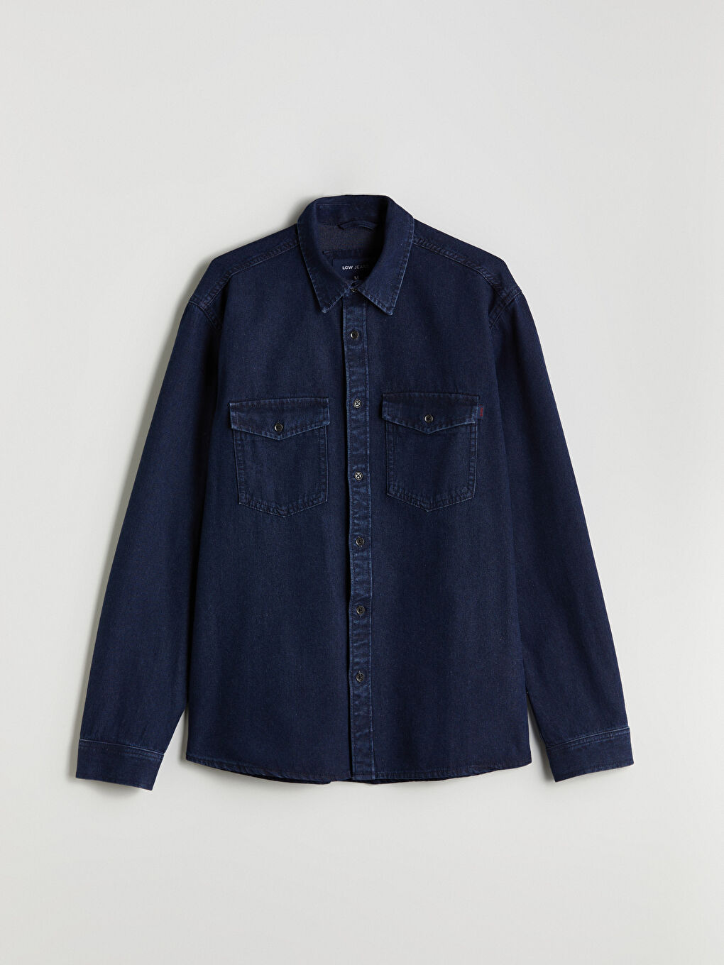LCW Jeans Regular Fit Long Sleeve Men's Denim Shirt -W53721Z8-309