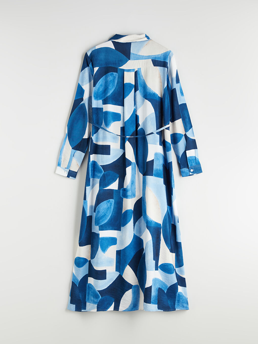 LCWAIKIKI Classic Patterned Shirt Dress -W53740Z8-LSJ