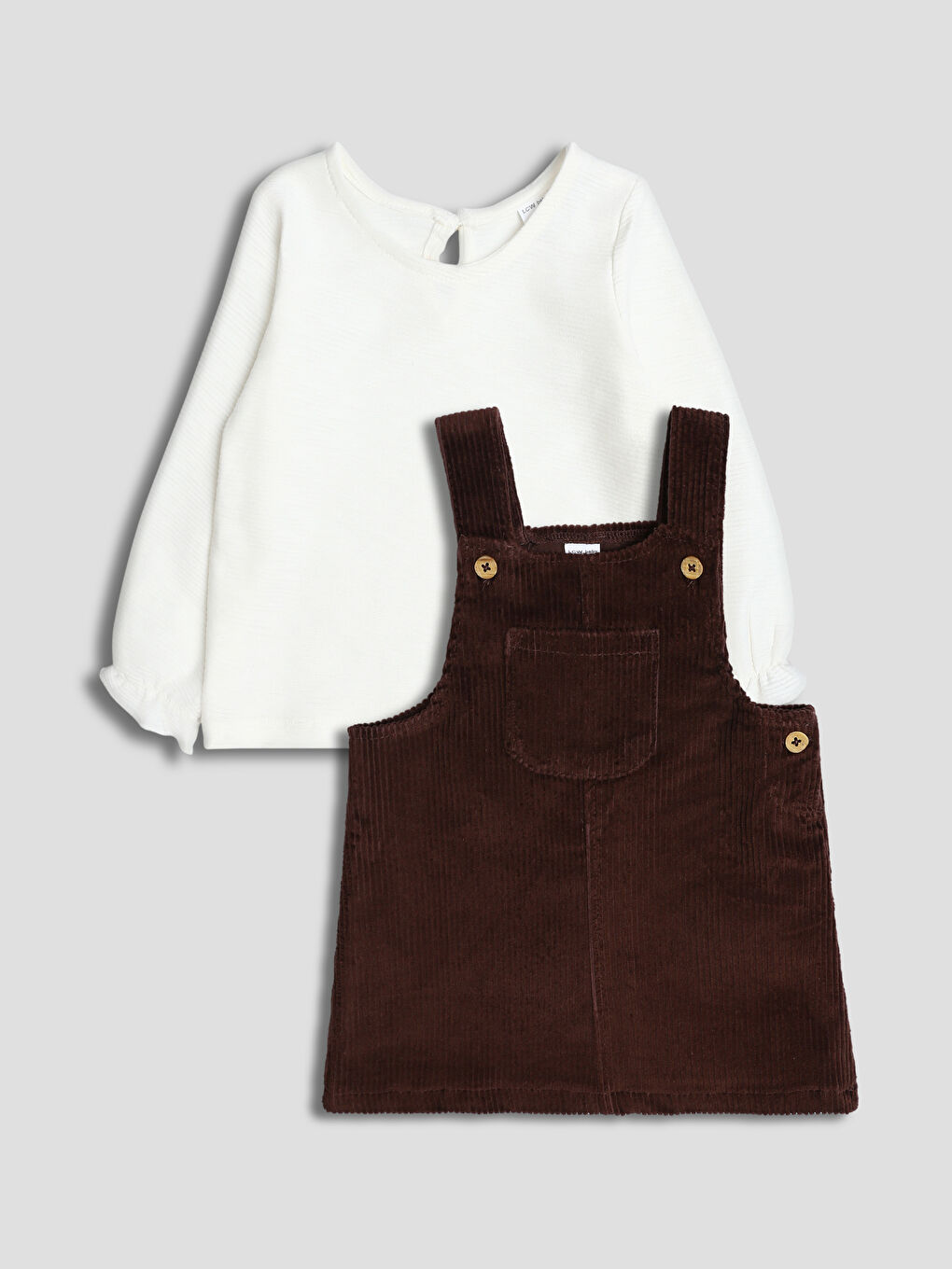 Baby Girl ORANGE Dungarees