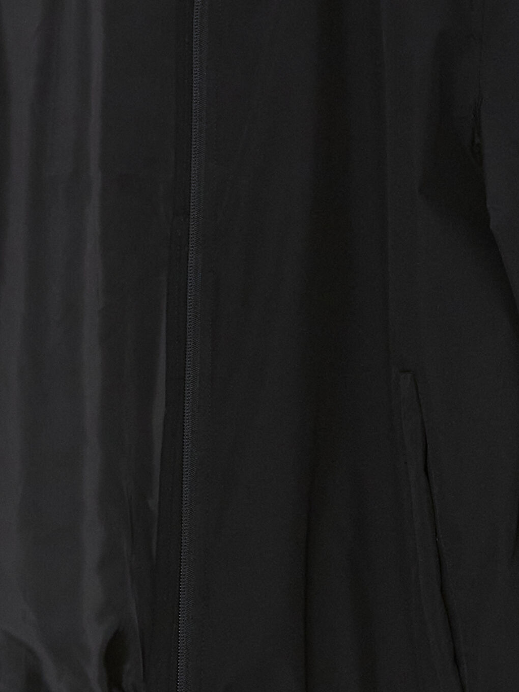 Siyah Standart Kalıp Gömlek Yaka Erkek Mont-6